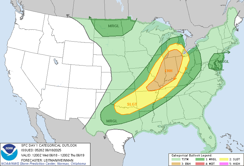 Severe Storm Threat&nbsp;later