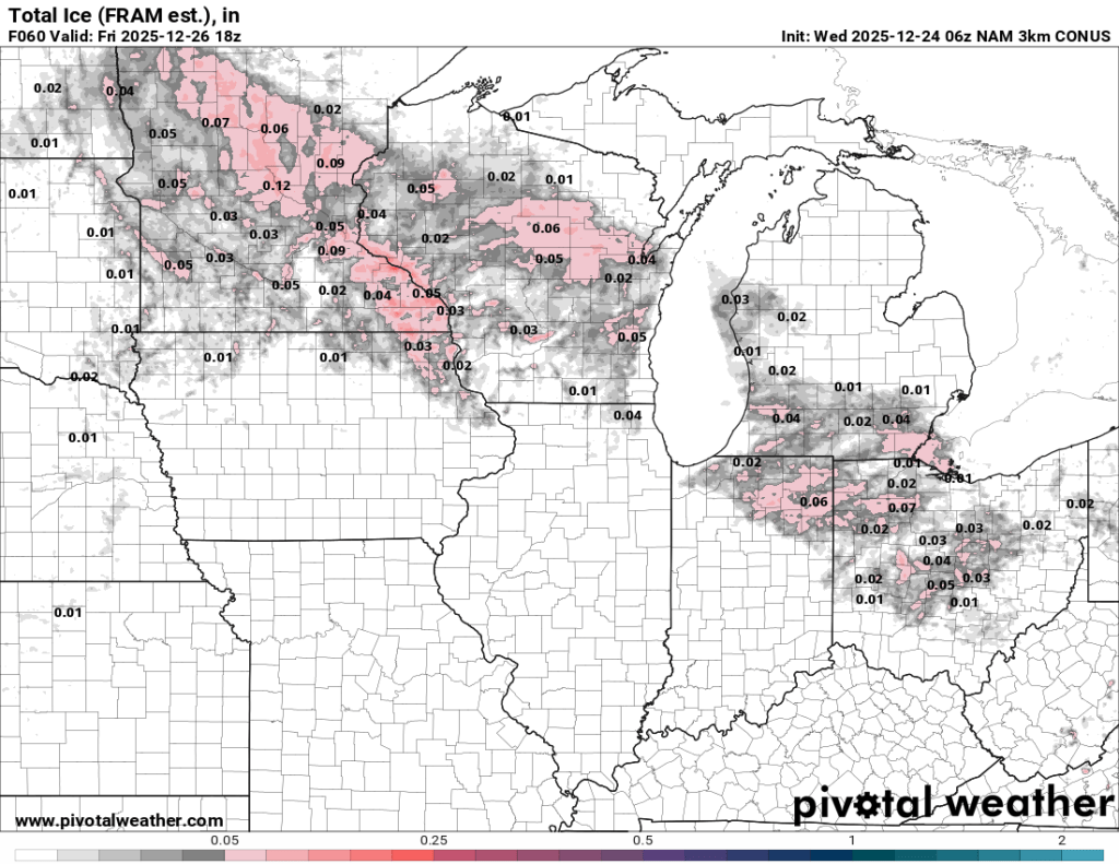 Minor Ice Potential&nbsp;Friday